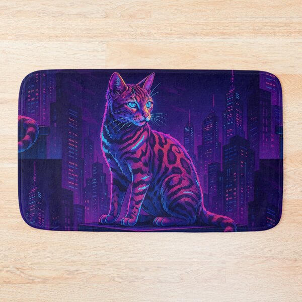 Item preview, Cyberpunk Bengal Cat designed and sold by Day Dreamer.