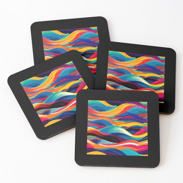 Item preview, Colorful Waves In Everyday Life  designed and sold by KristinaClau.
