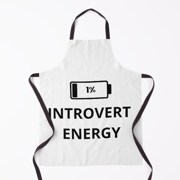 Item preview, Energía introvertida - Meme divertido de batería baja designed and sold by NatFil.