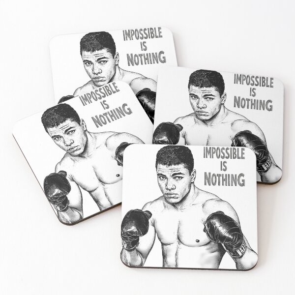 Item preview, Muhammad Ali, IMPOSSIBLE IS NOTHING designed and sold by Huskyyy Designs.