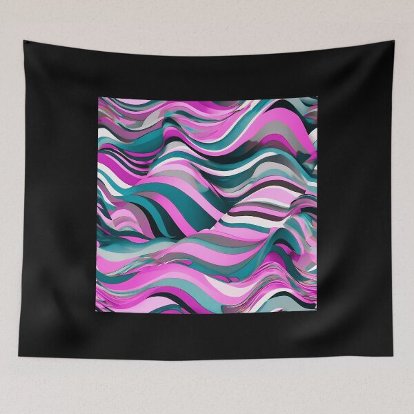 Item preview, Colorful Waves In Everyday Life  designed and sold by VenitaFrances.