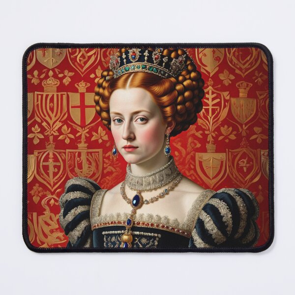 Item preview, Ornate portrait of Queen Elizabeth I of England designed and sold by Vintage Designs +.