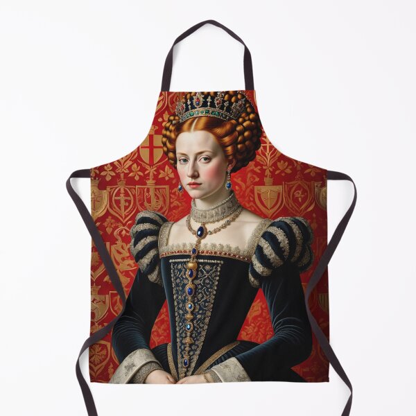 Item preview, Ornate portrait of Queen Elizabeth I of England designed and sold by Vintage Designs +.