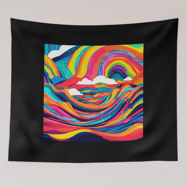 Item preview, Colorful Waves In Everyday Life  designed and sold by VenitaFrances.