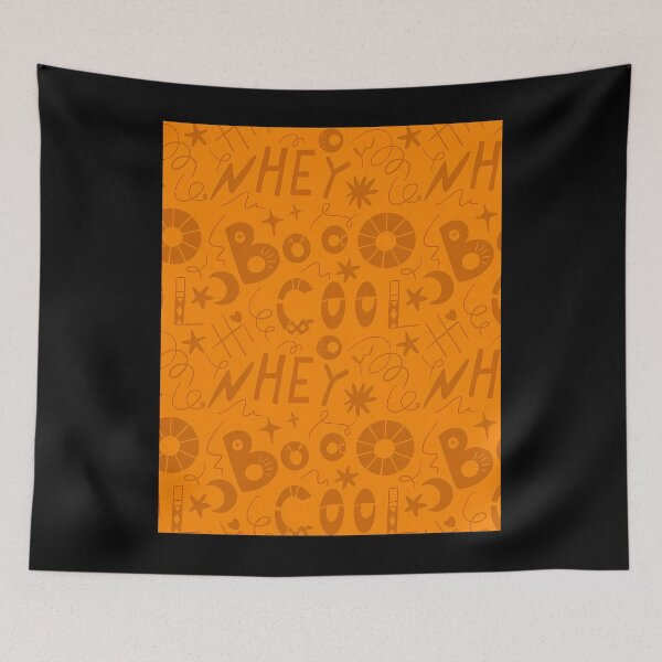 Item preview, Cool Hey Words In Monochrome Pattern designed and sold by VenitaFrances.