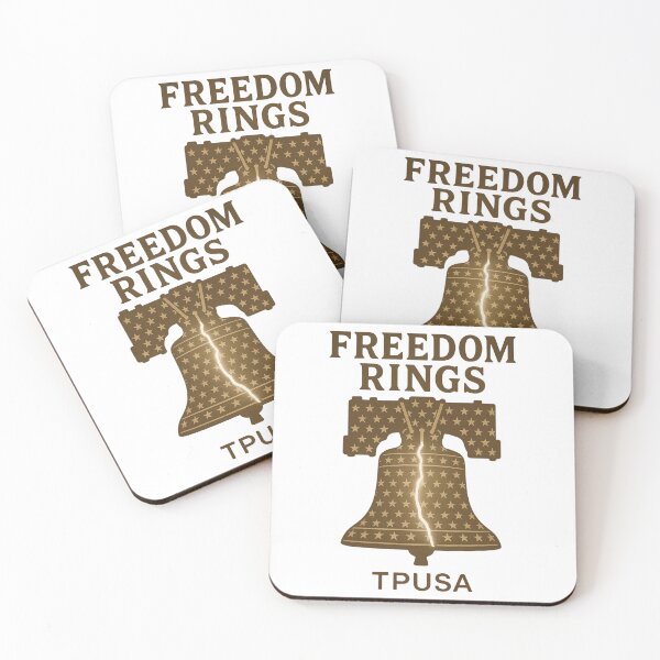 Item preview,  Liberty Bell TPUSA Freedom Rings Political Sticker designed and sold by GeniePixel.