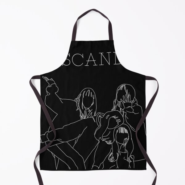 Item preview, White Ver Scandal Japanese Band Line Art With Logo designed and sold by DAVIDMCCULLAR.