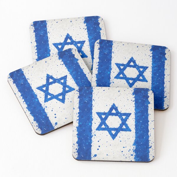 Item preview, Abstract Israeli Flag designed and sold by Kaleidoscope Print.
