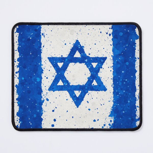 Item preview, Abstract Israeli Flag designed and sold by Kaleidoscope Print.