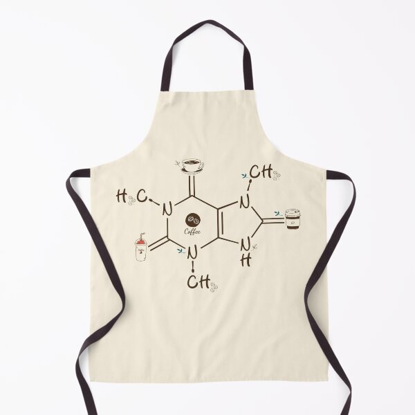 Artikelvorschau, Koffeinmolekül – Kaffeechemie-Illustrationsdesign entworfen und verkauft von chillaxcats.
