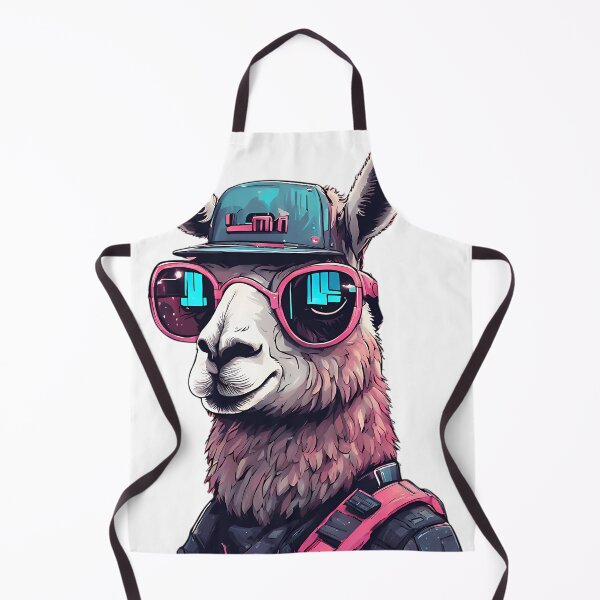 Item preview, Cyberpunk Llama designed and sold by AlenaCassin.