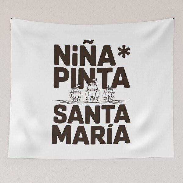 Item preview, Nina Pinta Santa Maria Columbus Day Christopher Columbus designed and sold by BakeryDozen.