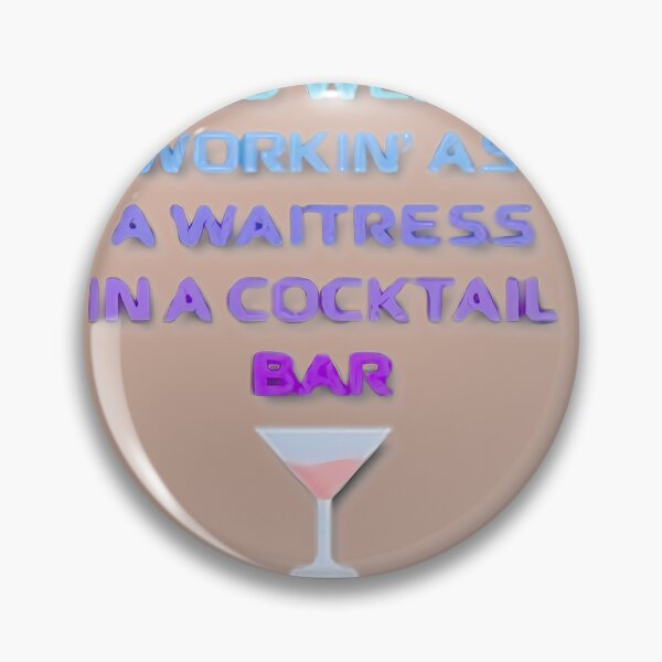 Item preview, Cocktail Bar Waitress Vibes | Limited Edition designed and sold by StewartWitt.