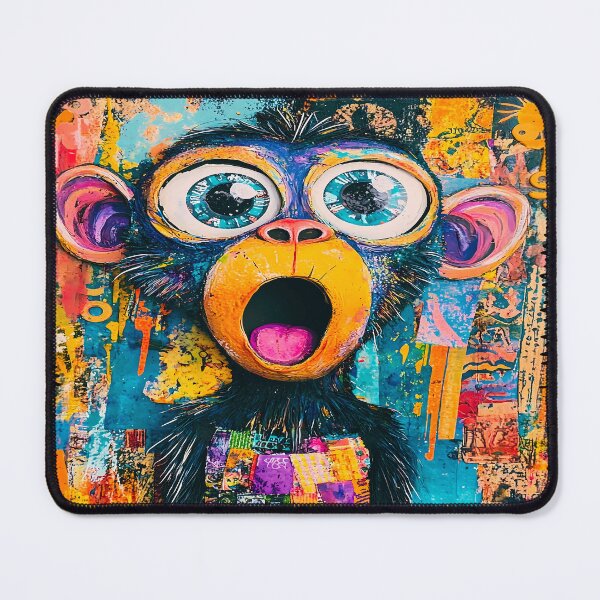 Item preview, Colorful Monkey - Safari Wall Art designed and sold by PawPrintStyles.