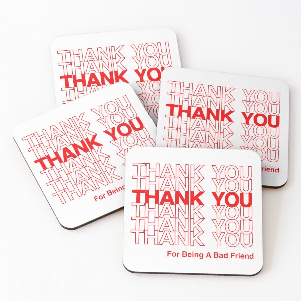 Item preview, BADFRIENDS FUNNY THANK YOU designed and sold by aydapadi.