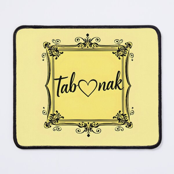 Item preview, Tab♥nak – Elegant Vintage Script in Frame Tabarnak designed and sold by EmeraldeaArt.