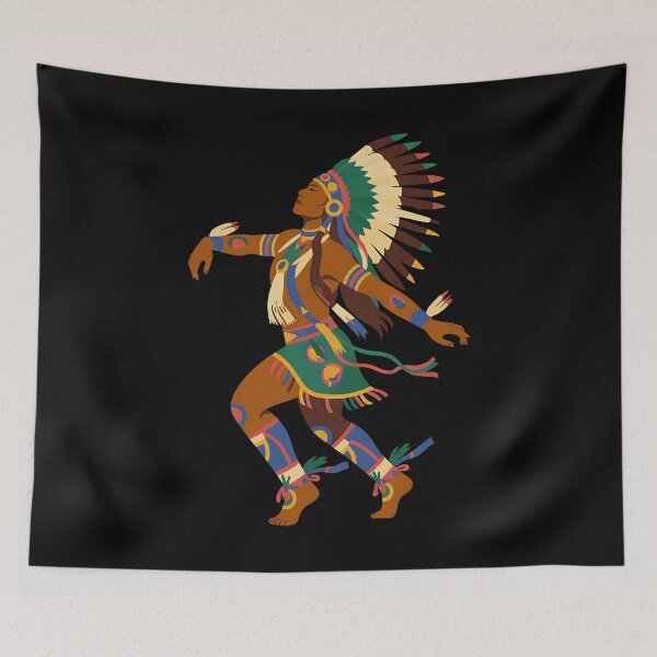 Item preview, Powwow Dancer Native American Indian Tribal designed and sold by BakeryDozen.