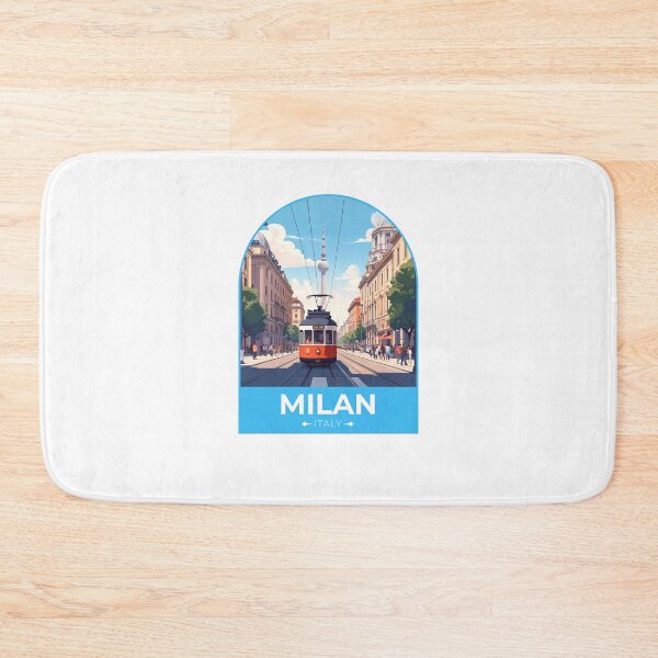 Item preview, Milan Tram Sticker designed and sold by TulipaGraphics.