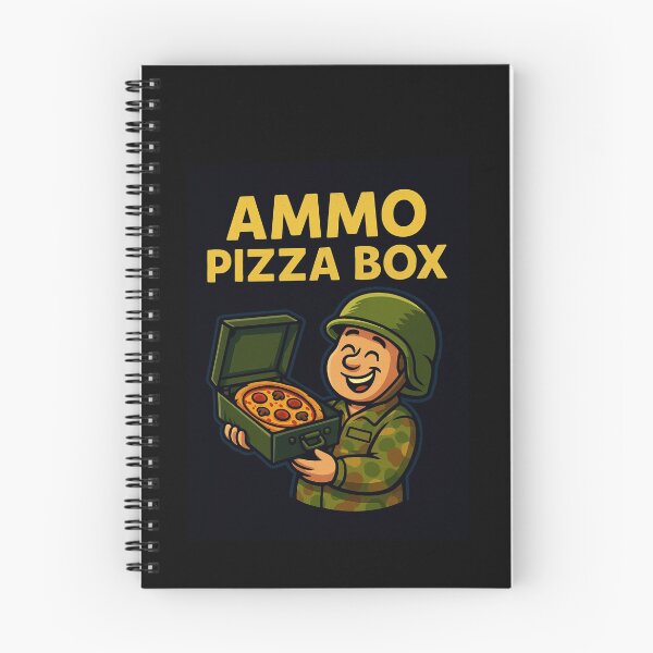 Item preview, Ammo Pizza Box – Funny Soldier Print designed and sold by ForgeBogdan.