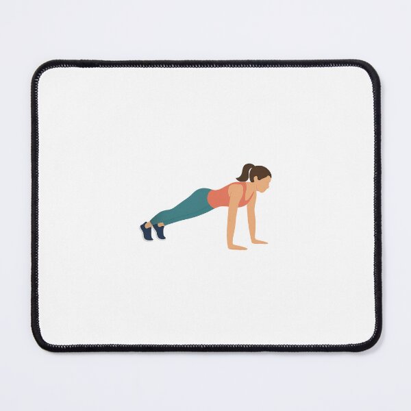 Item preview, Push-Up Workout Fitness Illustration designed and sold by Fitnessandyoga.