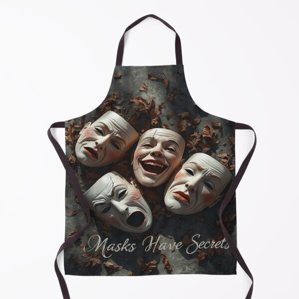 Item preview, Masks Have Secrets – Gothic Halloween Mask Shirt | Dark Carnival Creepy Horror Tee designed and sold by Mythic Tide.
