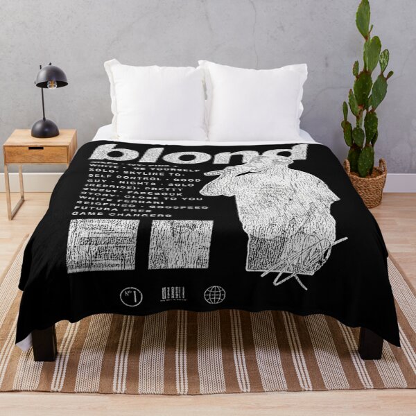 Item preview, Frank Ocean Blond Tracklist Sketch Monochrome Layout designed and sold by BeataIsabel.