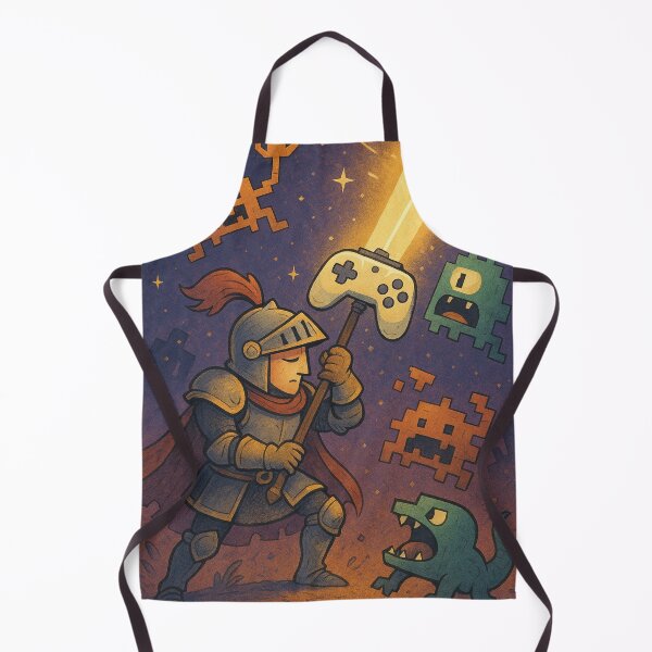 Item preview, Knight Gamer vs Pixel Monsters designed and sold by Day Dreamer.