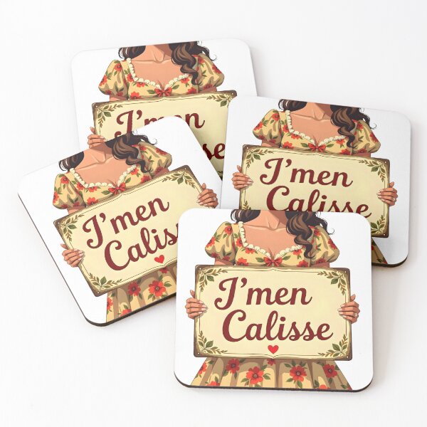 Item preview, J’men Câlisse ♥ – Quebecois Swear with Vintage Flair designed and sold by EmeraldeaArt.