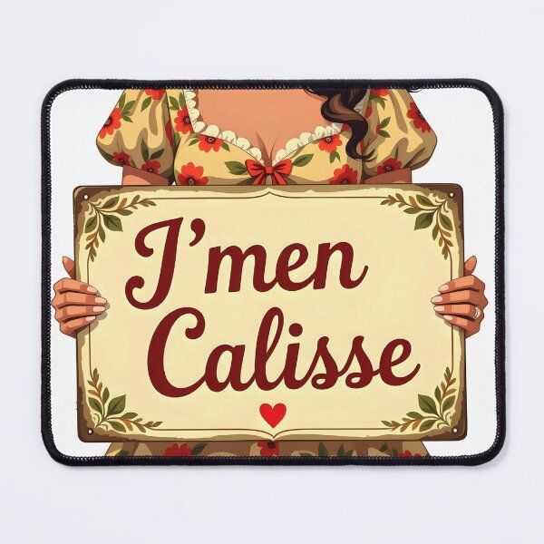 Item preview, J’men Câlisse ♥ – Quebecois Swear with Vintage Flair designed and sold by EmeraldeaArt.