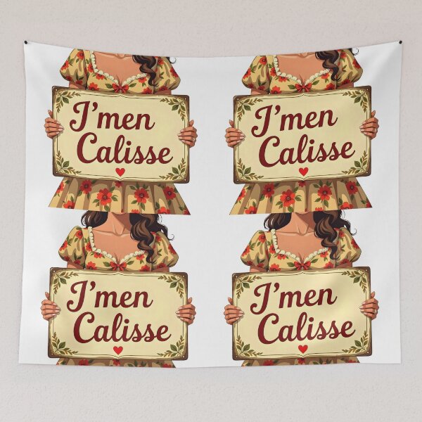 Item preview, J’men Câlisse ♥ – Quebecois Swear with Vintage Flair designed and sold by EmeraldeaArt.