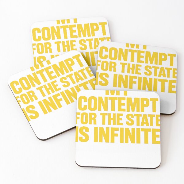 Item preview, MY CONTEMPT FOR THE STATE IS INFINITE designed and sold by EmmaSchaffer1.
