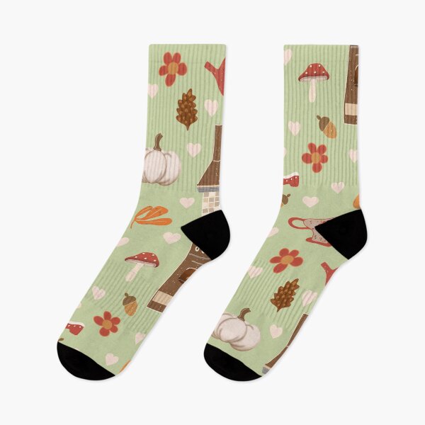 Item preview, Cozy Autumn Kitchen Magic – Pumpkins, Baking & Falling Leaves Pattern designed and sold by Clara Fruggeri.