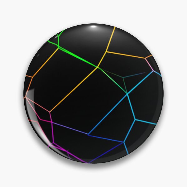 Item preview, Futuristic Neon Polygonal Texture – Abstract 3D Shattered Surface with Glowing Lines designed and sold by PixelVibe782.