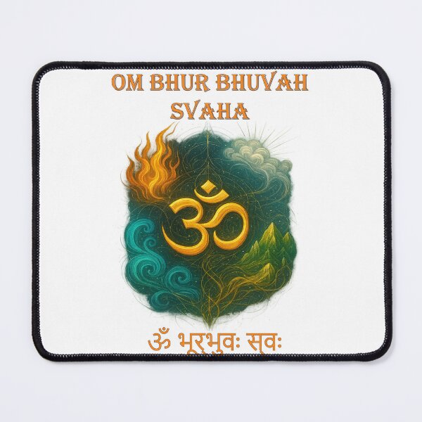 Item preview, Om Bhur Bhuvah Svaha T-Shirt | Gayatri Mantra Levels of Being designed and sold by MySpiritTravels.