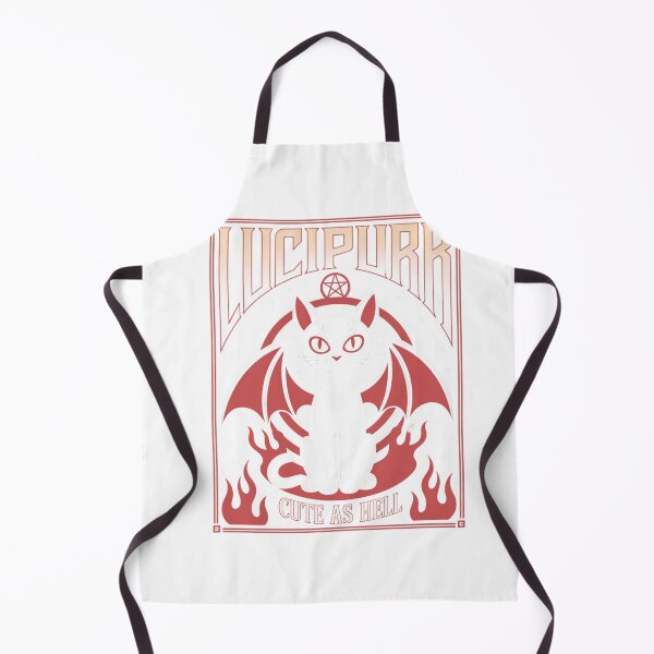 Item preview, Lucipurr – Cute As Hell Devil Cat Design – Halloween Classic T-Shirt designed and sold by inkfluenceart.