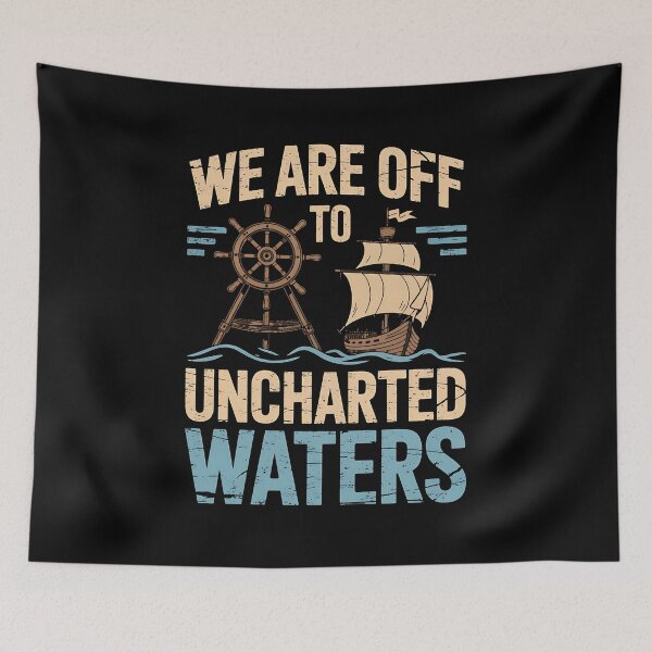 Item preview, We Are Off To Uncharted Waters Columbus Day designed and sold by BakeryDozen.