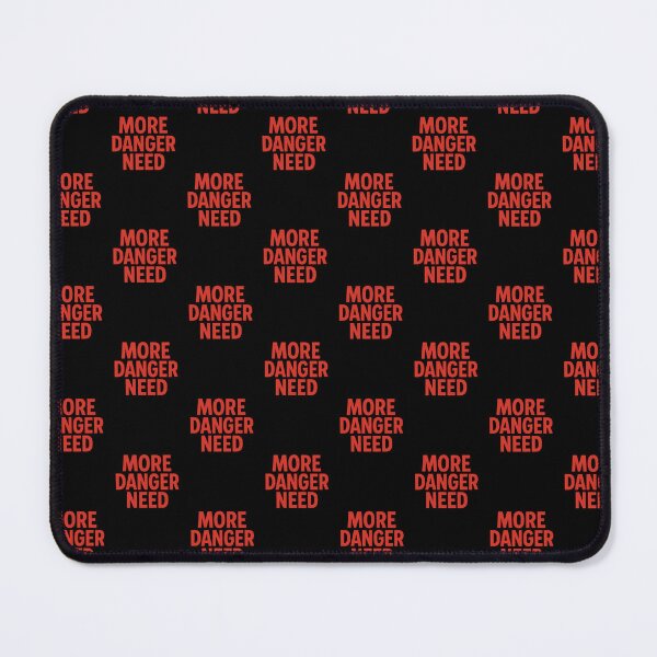 Item preview, “Minimal Red Typography Vector – MORE DANGER NEED T-shirt Design” designed and sold by JinoStudio77.