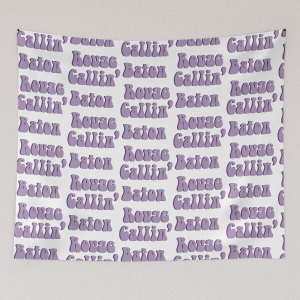 Item preview, Callin' Baton Rouge Purple Retro designed and sold by cliftonmccoy.