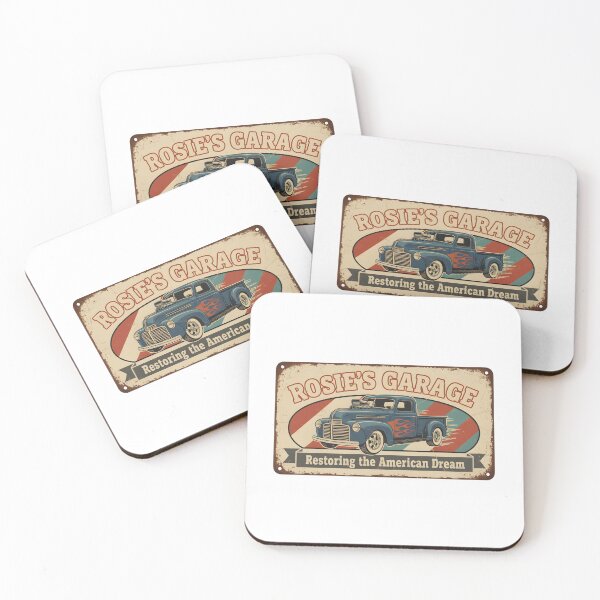 Item preview, Rosie's Garage - Restoring the American Dream - Vintage Truck designed and sold by RedDelaney.