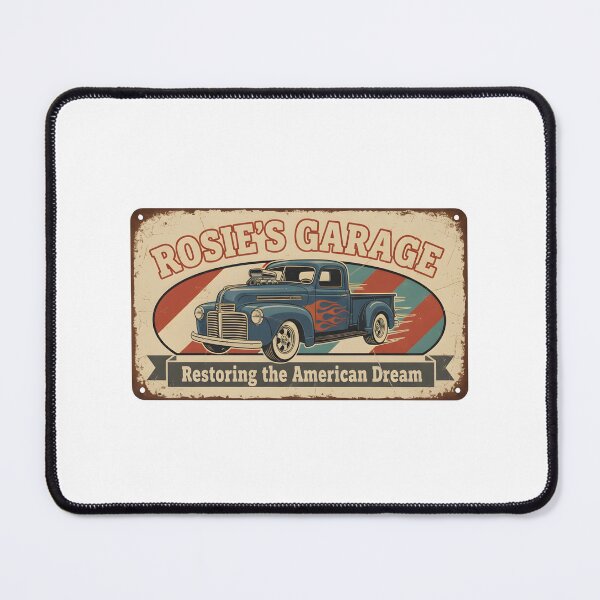 Item preview, Rosie's Garage - Restoring the American Dream - Vintage Truck designed and sold by RedDelaney.