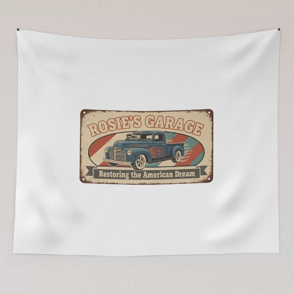 Item preview, Rosie's Garage - Restoring the American Dream - Vintage Truck designed and sold by RedDelaney.