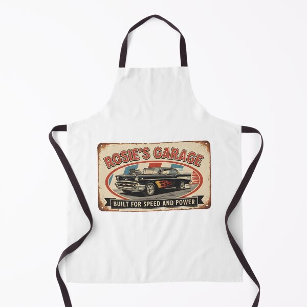 Item preview, Rosie's Garage - Built for Speed and Power - Vintage Muscle Car Sign designed and sold by RedDelaney.
