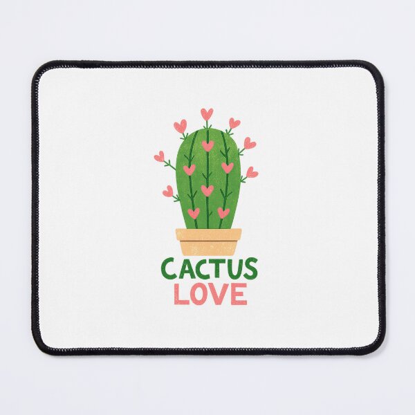 Item preview, Cactus Love - Cute Heart Plant Pun designed and sold by gembui.