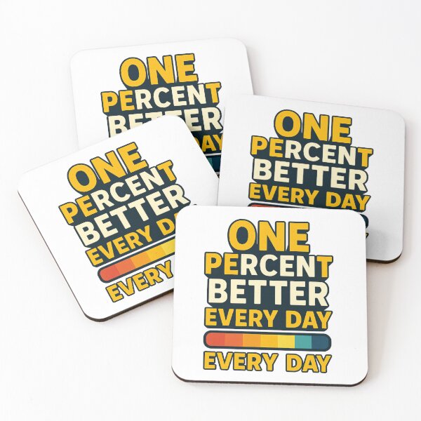 Item preview, One Percent Better Every Day T-Shirt – Progress Motivational Tee designed and sold by Design Express.
