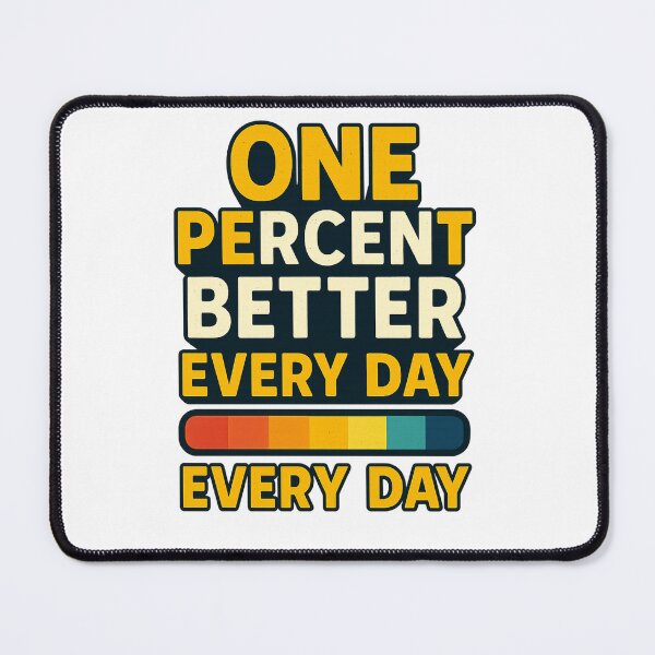 Item preview, One Percent Better Every Day T-Shirt – Progress Motivational Tee designed and sold by Design Express.