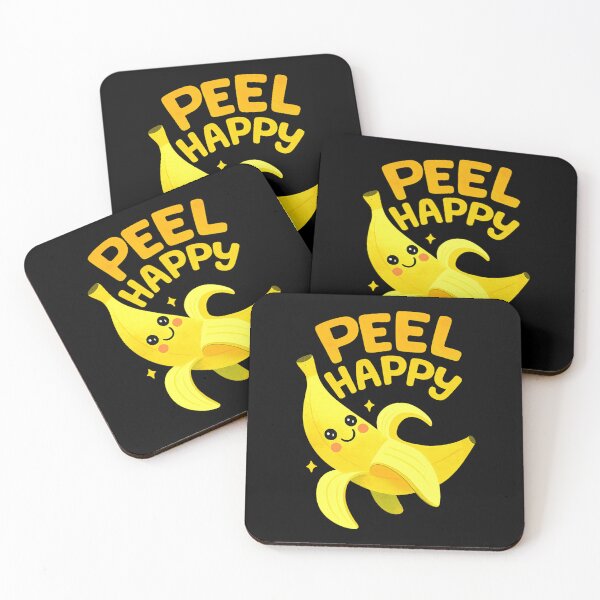 Item preview, Peel Happy - Cute Banana Pun  designed and sold by gembui.