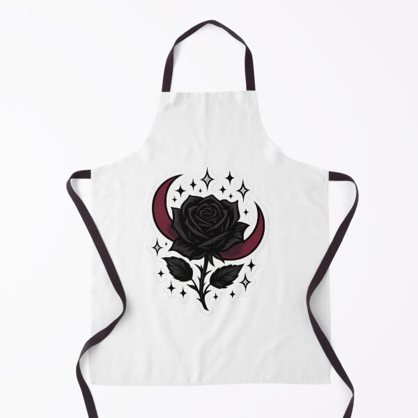 Item preview, Goth Glam Rose Moon Aesthetic Sticker designed and sold by LeanneIvette.