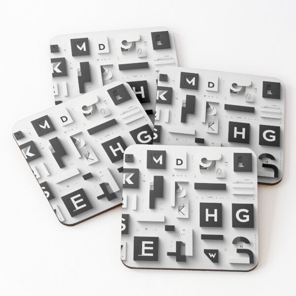 Item preview, Typographic Contrast Blocks designed and sold by PandP-27.