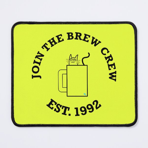 Item preview, Brew Crew Cat designed and sold by chowlet.