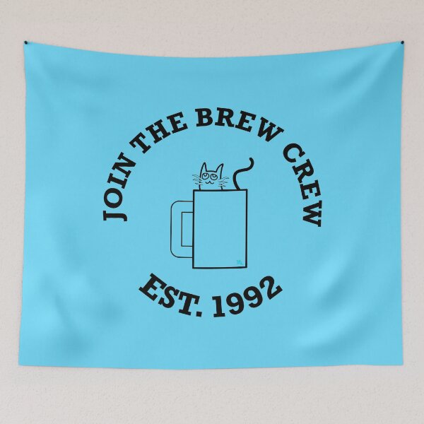 Item preview, Brew Crew Cat designed and sold by chowlet.
